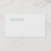 Prosperity Tree Wellness en Healing Arts Visitekaartje (Achterkant)