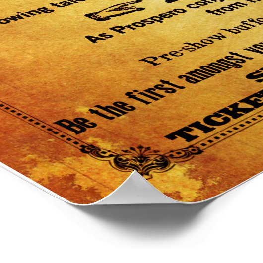 Prospero! Magisch Poster 16 x 20 inch (Hoek)