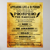 Prospero! Magisch Poster 16 x 20 inch (Voorkant)