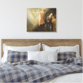Prospero, Miranda en Ariel uit 'The Tempest', c Canvas Afdruk (Insitu (Slaapkamer))