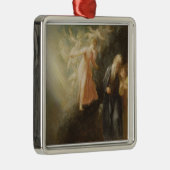 Prospero, Miranda en Ariel uit 'The Tempest', c Metalen Ornament (Rechts)