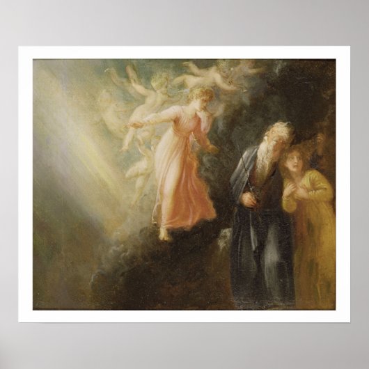 Prospero, Miranda en Ariel uit 'The Tempest', c Poster (Voorkant)