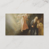 Prospero, Miranda en Ariel uit 'The Tempest', c Visitekaartje (Achterkant)