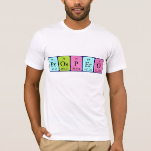 Prospero periodiek systeem naam shirt