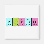 Prospero periodieke tabelnaam magneet (Voorkant)