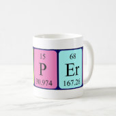 Prospero periodieke tabelnaam mok (Voorkant rechts)