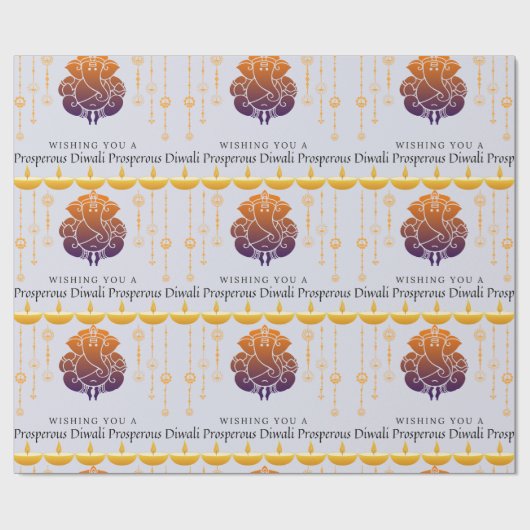 Prosperous Diwali Cadeaupapier (Vlak)