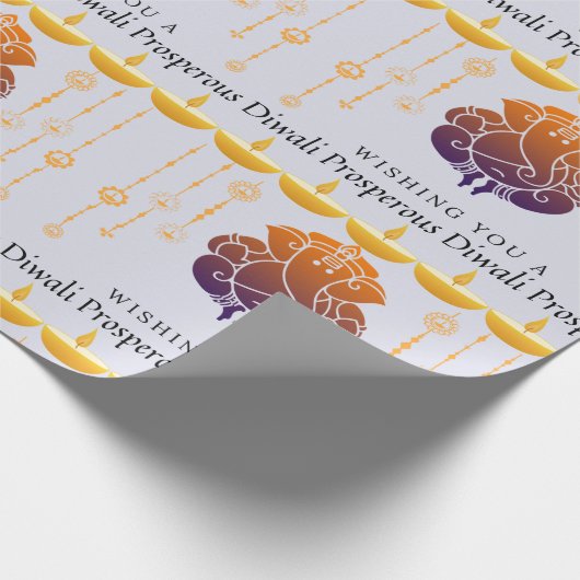 Prosperous Diwali Cadeaupapier (Hoek)