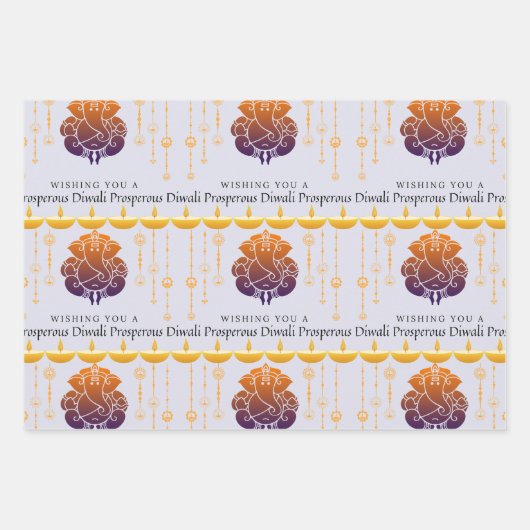 Prosperous Diwali Inpakpapier Vel (Voorkant 3)