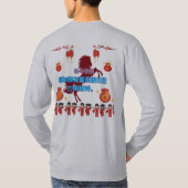 Prosperty in bloom grey t-shirt (Achterkant)