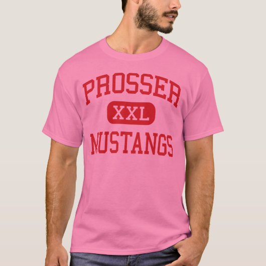 Prosser - Mustangs - High-Prosser Washington T-shirt (Voorkant)