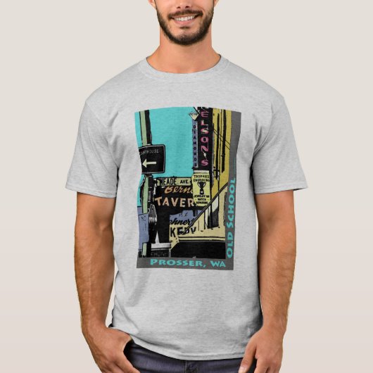 Prosser, oude school t-shirt (Voorkant)