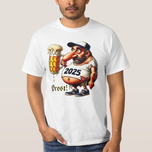 Prost! Auf zur Kirchweih - Humorfigur T-shirt (Voorkant)