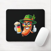 Prost Beer German American Flag Men Mug Muismat (Met muis)