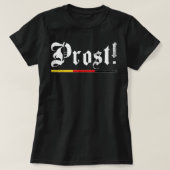 Prost Beer German American Flag T Oktoberfest Mann T-shirt (Design voorkant)