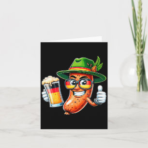 Prost Bier Duitse Amerikaanse Vlag Mannen Mok  Kaart