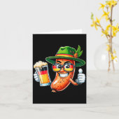 Prost Bier Duitse Amerikaanse Vlag Mannen Mok Kaart (Gele Bloem)