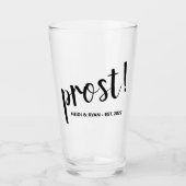 "Prost" Drink Glas (Voorkant)