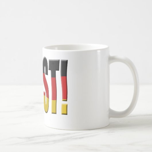 Prost! Duitse vlag Koffiemok (Rechts)