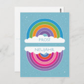 Prost Neujahr Briefkaart (Voorkant / Achterkant)