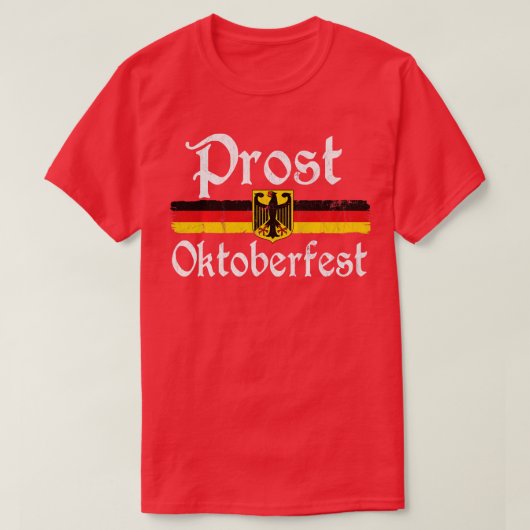prost Oktoberfest 2023 Beer German Flag Ea T-shirt (Design voorkant)