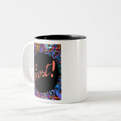 Prost, prostfunctie: Interactie Etymologie: ... Tweekleurige Koffiemok (Voorkant links)