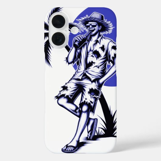 Prost unter Palmen im Urlaub Case-Mate iPhone Case (Achterkant)