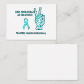 Prostaat Awareness Flat Note-Kaart Notitiekaartje (Voorkant / Achterkant)