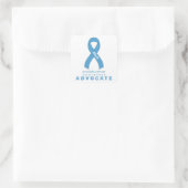 Prostaatkanker Advocate White Square Sticker (Tas)