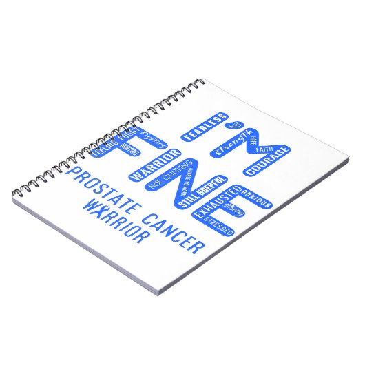 Prostaatkanker-arrior - IK BEN FINE Notitieboek (Linkerzijde)