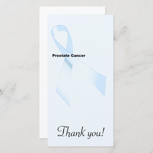Prostaatkanker Bedankkaart (Voorkant / Achterkant)