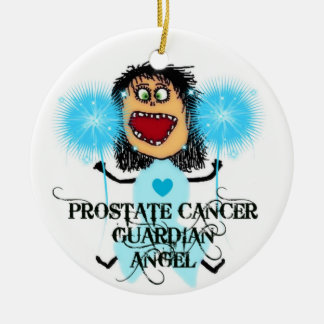 Prostaatkanker beschermengel keramisch ornament