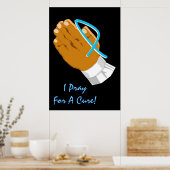 Prostaatkanker - Bewustmaking ik voor een zuiver k Poster (Keuken)