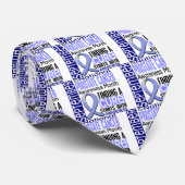 Prostaatkanker - Bewustmakingsmaand Lint I2 1,5 Stropdas (Opgerold)