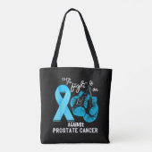Prostaatkanker De strijd is begonnen Prostaatkanke Tote Bag (Achterkant)