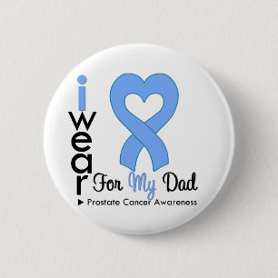 prostaatkanker hemelribbon DAD Ronde Button 5,7 Cm