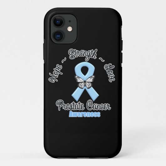 Prostaatkanker Hoop Kracht Liefde Case-Mate iPhone Case (Achterkant)