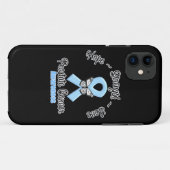 Prostaatkanker Hoop Kracht Liefde Case-Mate iPhone Case (Achterkant (horizontaal))