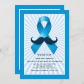 Prostaatkanker Lint Survivor Celebratie Kaart (Voorkant / Achterkant)