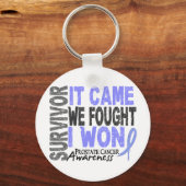 Prostaatkanker overlevende dat we vonden dat ik wo sleutelhanger (Voorkant)