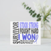 Prostaatkanker Overleving 4 Briefkaart (Staand voorkant)