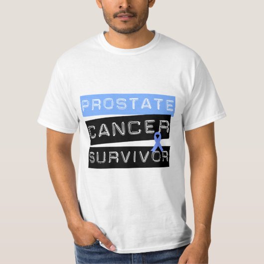 Prostaatkanker Overleving T-shirt (Voorkant)
