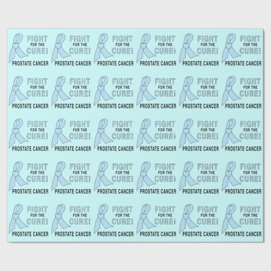 Prostaatkanker: Vecht voor de Cure! Cadeaupapier (Vlak)