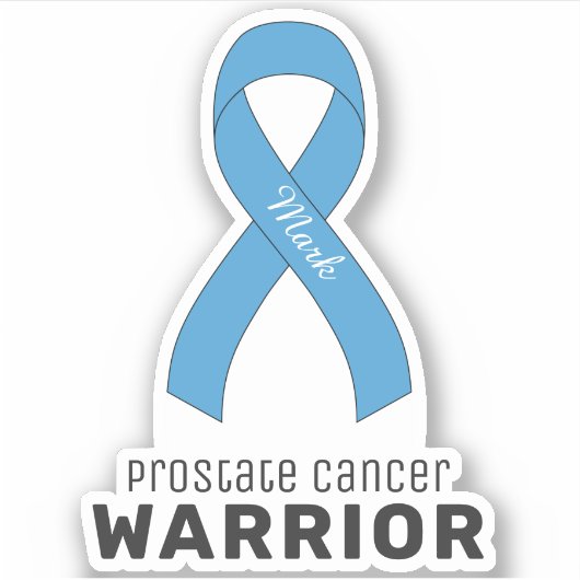 Prostaatkanker VinylSticker Sticker (Voorkant)