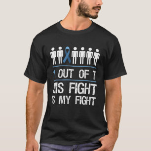 Prostaatkanker zijn strijd is mijn strijd t-shirt