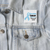 Prostaatkankerbewustmakingsmaand Vierkante Button 5,1 Cm (In situ)