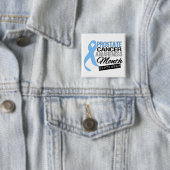 Prostaatkankerbewustmakingsmaand Vierkante Button 5,1 Cm (In situ)