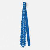 Prostaatkankerbewustzijnscultuur met scheuren stropdas (Voorkant)