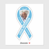 Prostaatkankerbewustzijnsmonument Memorial Foto Ri Sticker (Vel)