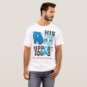 Prostate Cancer Awareness Family Support Squad T-shirt (Voorkant volledig)